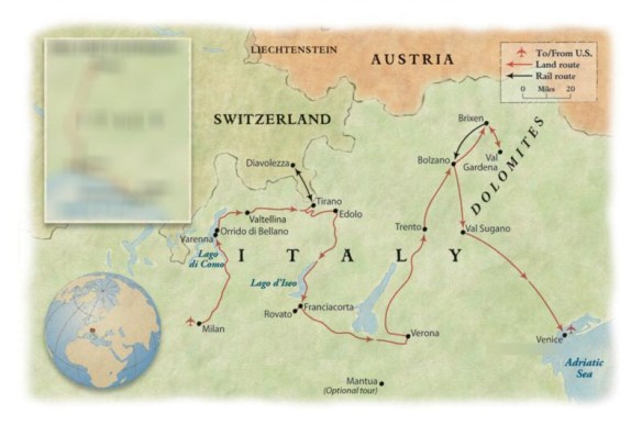 _No. Italy Trip Map Update